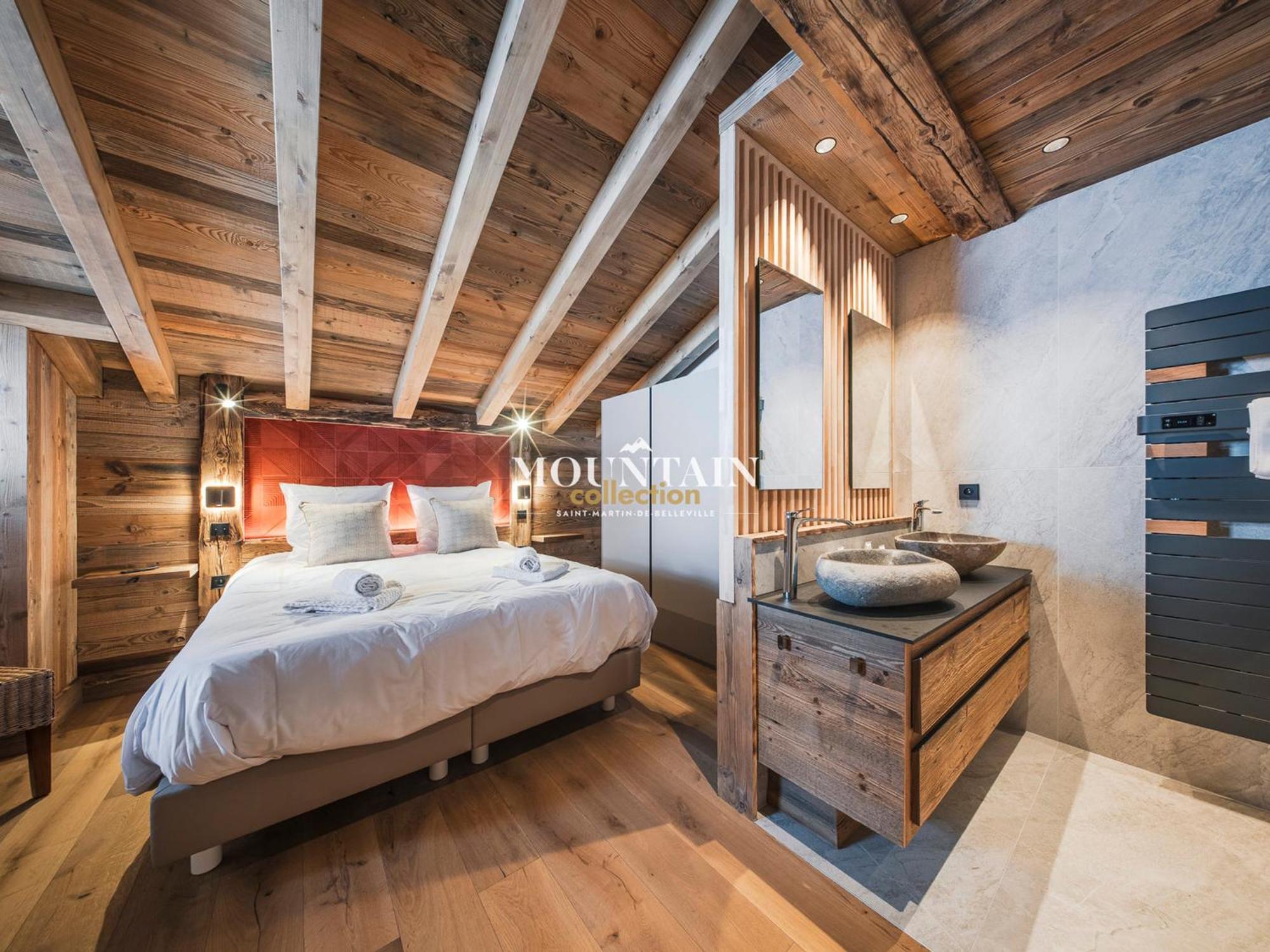 Chalet De Luxe Renove 2024 Proche Pistes, 5 Chambres, Balcon, Parking, Animaux Admis - Fr-1-344-1220 サン・マルタン・ド・ベルヴィル エクステリア 写真