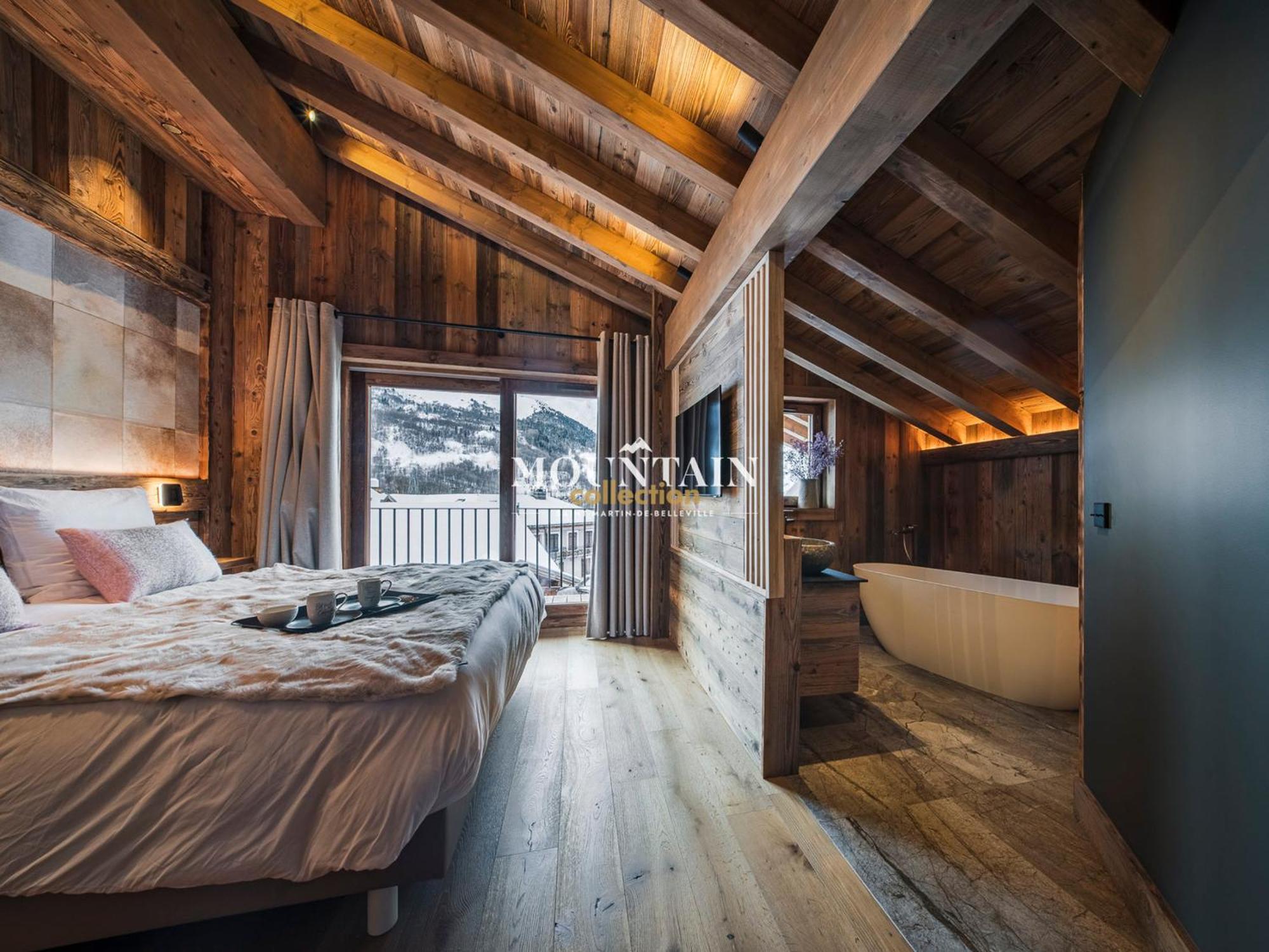 Chalet De Luxe Renove 2024 Proche Pistes, 5 Chambres, Balcon, Parking, Animaux Admis - Fr-1-344-1220 サン・マルタン・ド・ベルヴィル エクステリア 写真