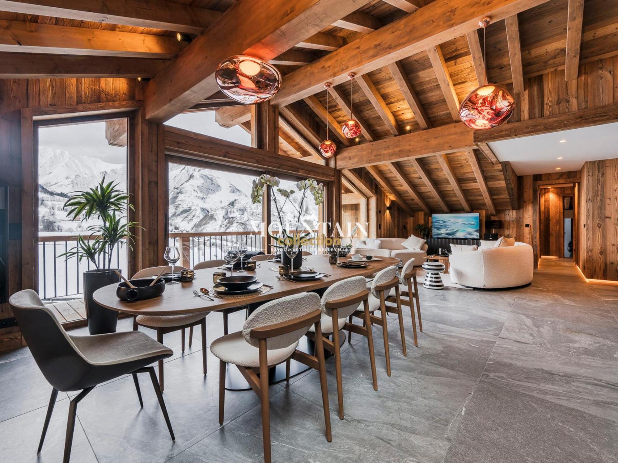 Chalet De Luxe Renove 2024 Proche Pistes, 5 Chambres, Balcon, Parking, Animaux Admis - Fr-1-344-1220 サン・マルタン・ド・ベルヴィル エクステリア 写真